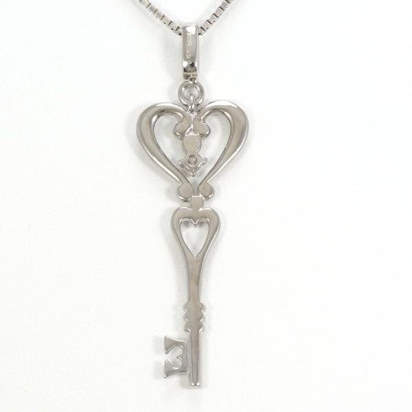 K18 White Gold Diamond Necklace