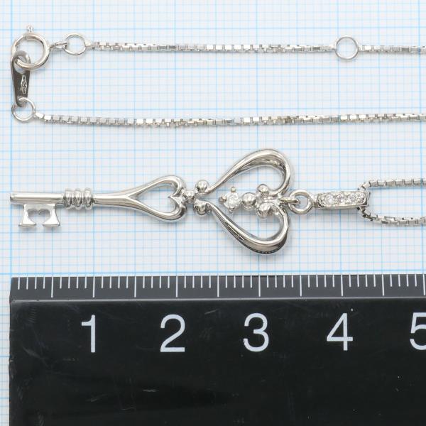 K18 White Gold Diamond Necklace