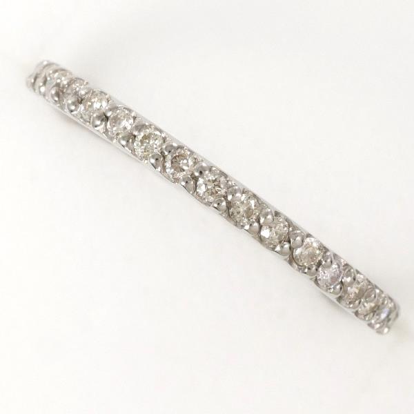 K18 White Gold Diamond Ring 11