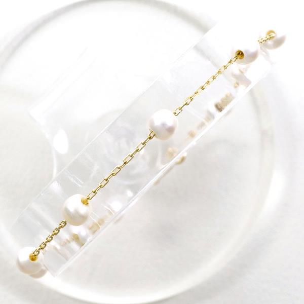 K18 Yellow Gold Pearl Bracelet