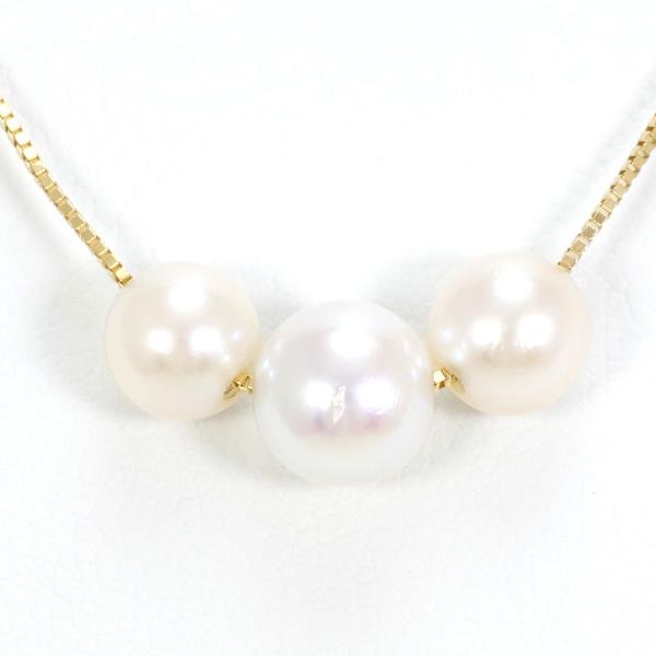 K18 Yellow Gold Pearl Necklace