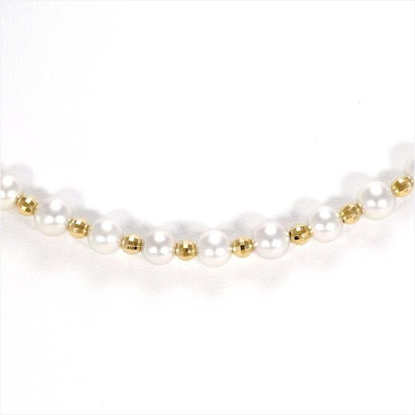 K18 Yellow Gold Pearl Necklace