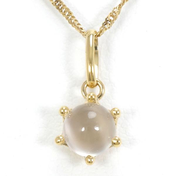 K18 Yellow Gold Moonstone Necklace in Excellent Condition