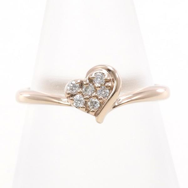 Star Jewelry K10PG Pink Gold Diamond Ring