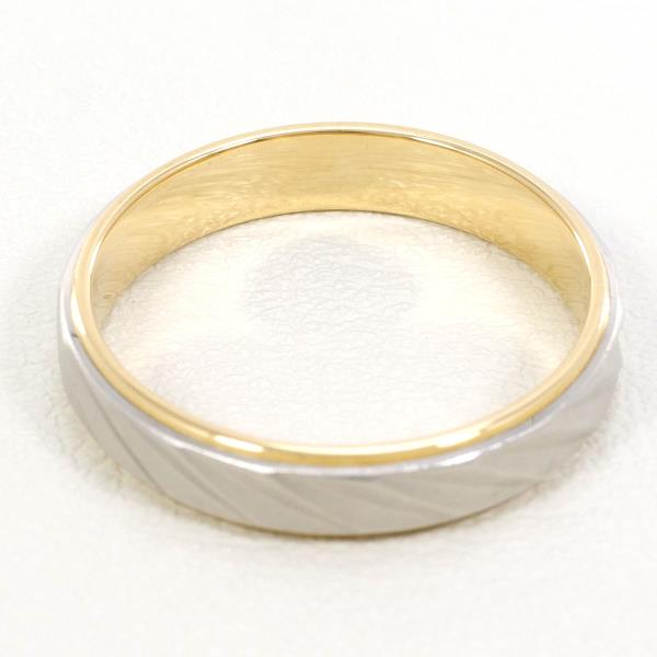 PT900 K18YG Platinum Yellow Gold Ring