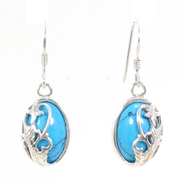 Silver Turquoise Earrings 925 in Great Condition