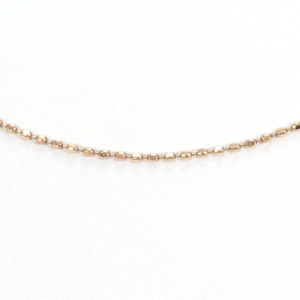 Nojess K10 Pink Gold Necklace 45cm in Excellent Condition