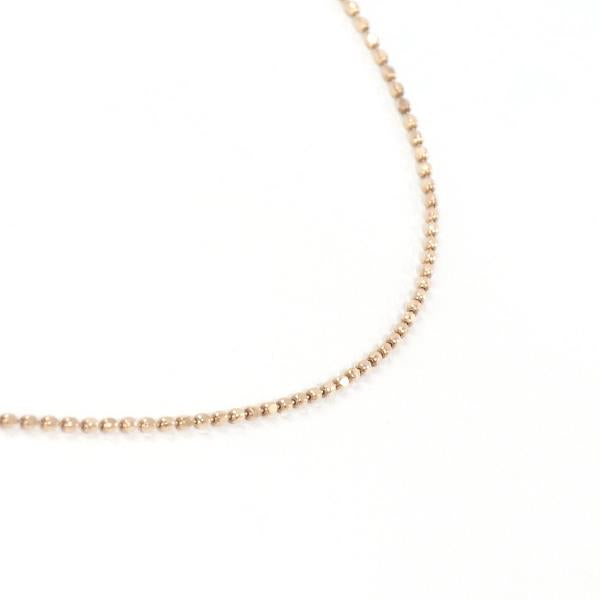 K10PG Pink Gold Necklace 45cm