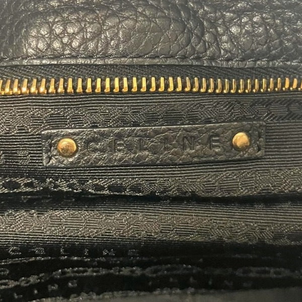 Celine Bitter Sweet Black Leather Handbag in Great Condition