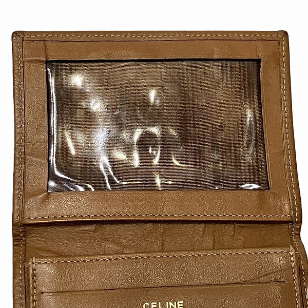 Celine Macadam M10 Card Case PVC Leather in Good Condition