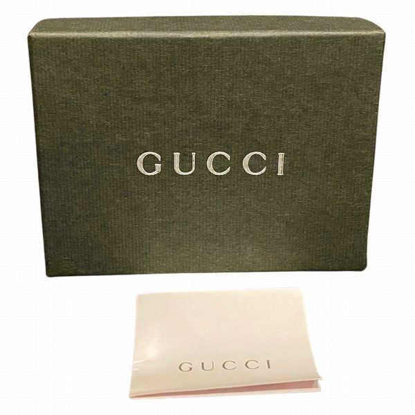 Gucci GG Canvas Leather Key Case 033.3662.0843 in Good Condition