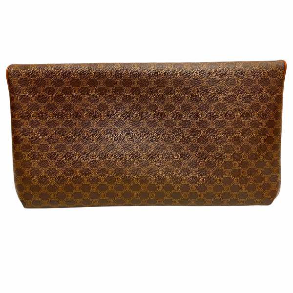 Celine Macadam PVC Leather Clutch Bag in Good Condition