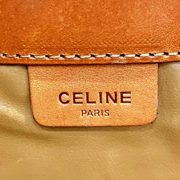 Celine Macadam PVC Leather Clutch Bag in Good Condition