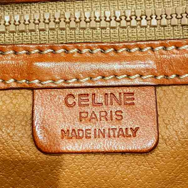 Celine Magadam PVC Leather Shoulder Bag in Good Condition