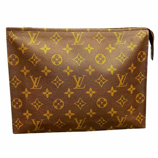 Louis Vuitton Monogram Pochette Toilette 26 Clutch M47542 in Good Condition