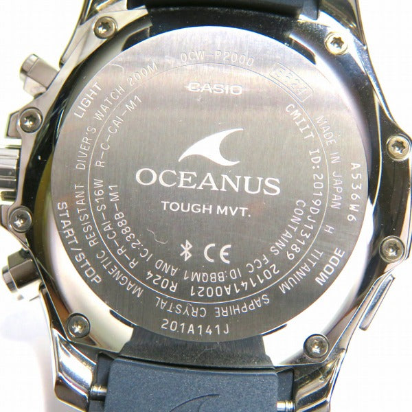 Casio Oceanus OCW-P2000C-2AJF Solar Watch Titanium Band in Great Condition