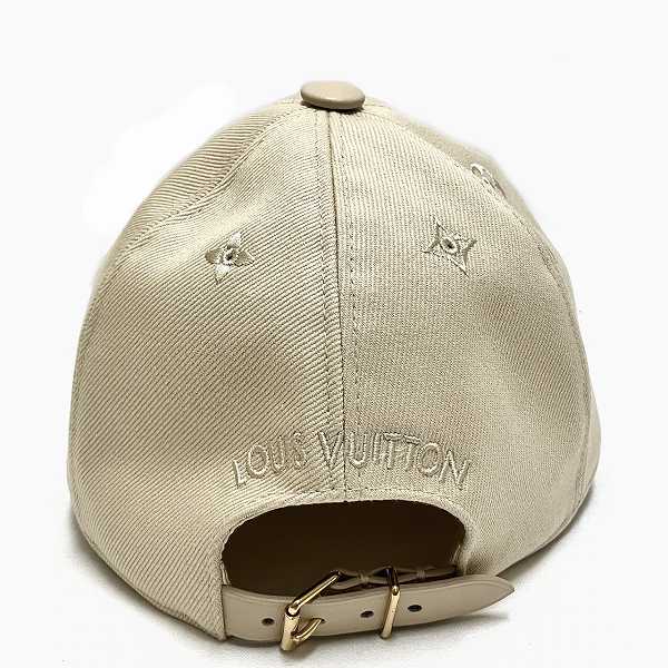 Louis Vuitton Iconic Cap M7051M Beige in Good Condition