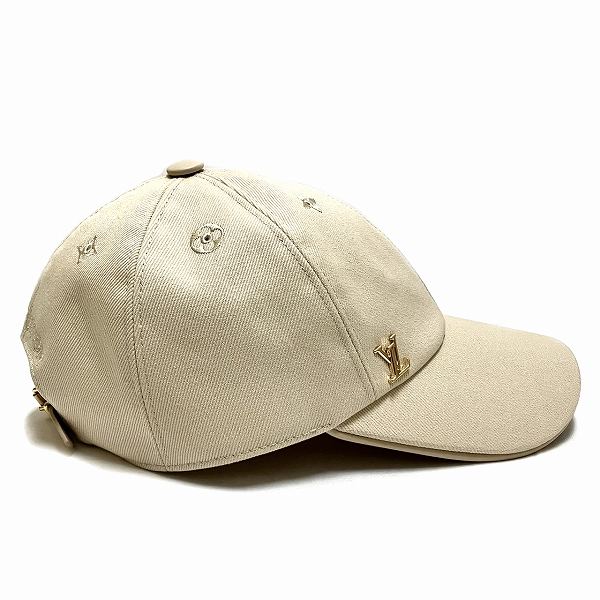 Louis Vuitton Iconic Cap M7051M Beige in Good Condition