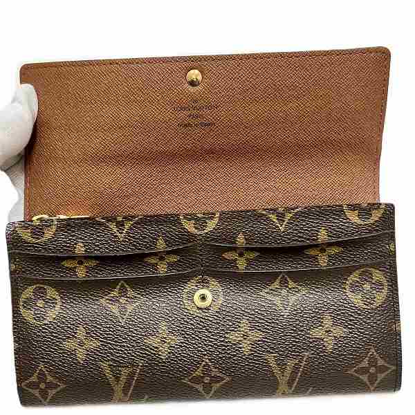 Louis Vuitton Monogram Portefeuille Sarah Long Wallet M61734 in Great Condition