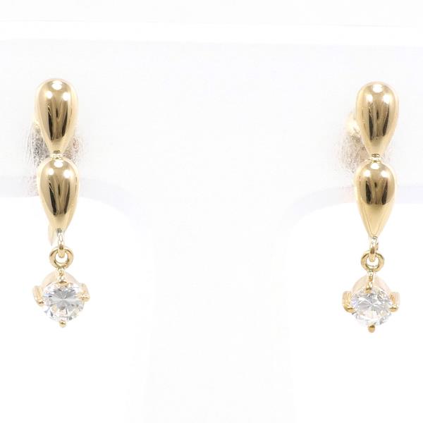 K18 Yellow Gold Zirconia Earrings