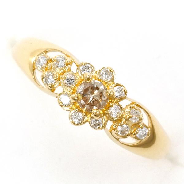 K18 Yellow Gold Diamond Ring 11