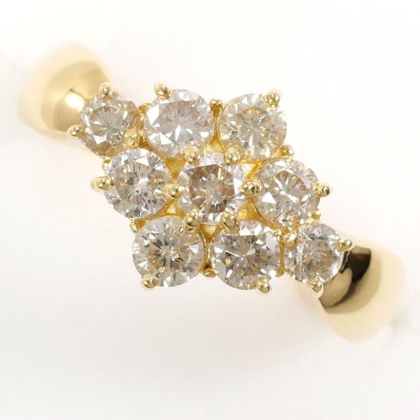 K18 Yellow Gold Diamond Ring 11