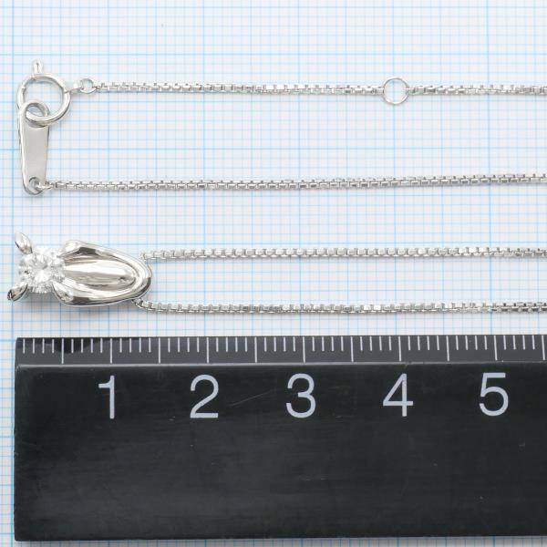 PT850 Platinum Diamond Necklace 0.41ct SI2 in Excellent Condition