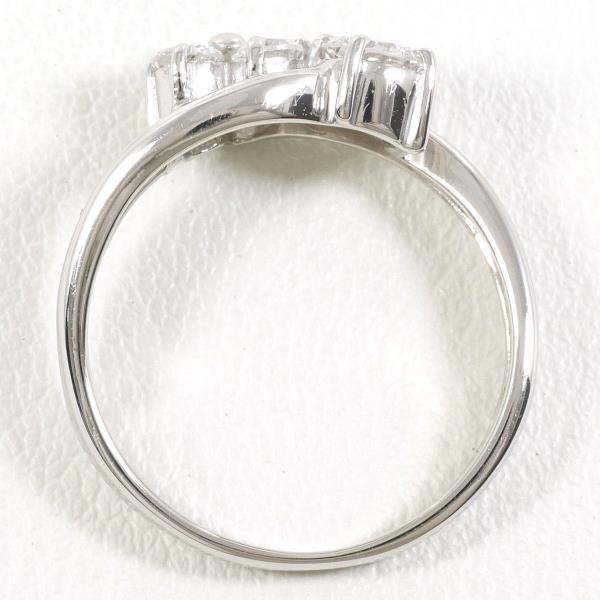 PT900 Platinum Diamond Ring 9号 0.50 SI2 in Excellent Condition