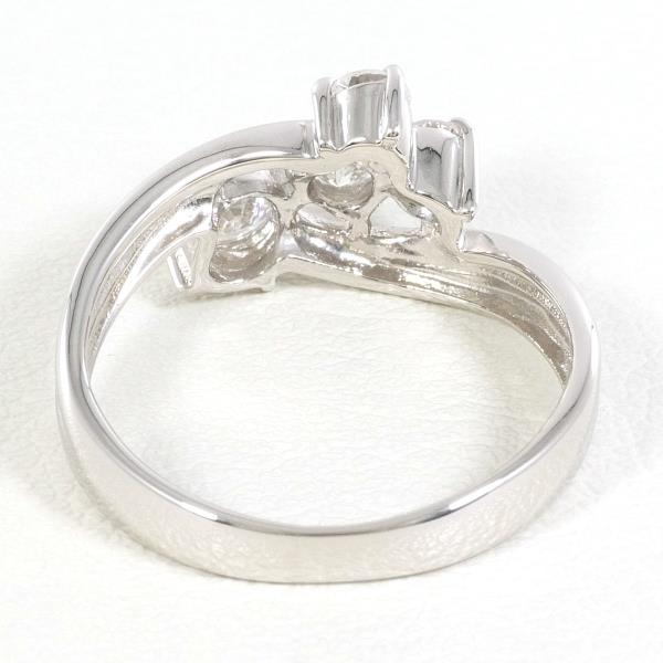 PT900 Platinum Diamond Ring 9号 0.50 SI2 in Excellent Condition