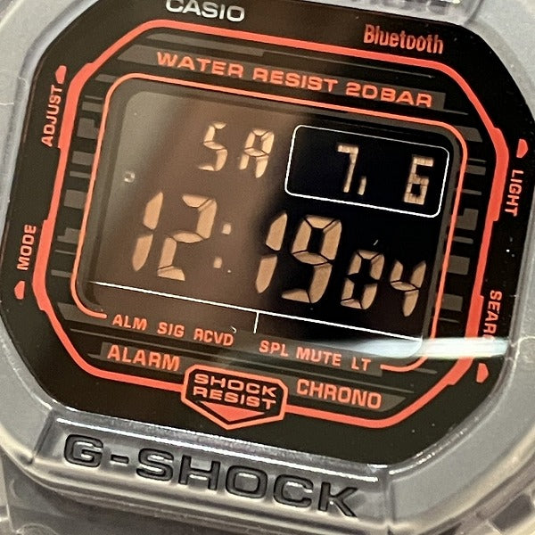 Casio G-SHOCK 5600 Series Quartz Watch DW-B5600G-1JF in Pristine Condition