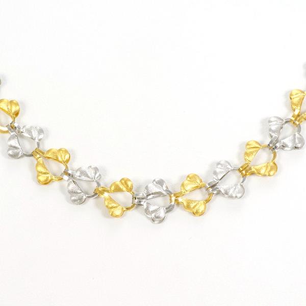 PT999 K24YG Platinum Yellow Gold Necklace in Great Condition