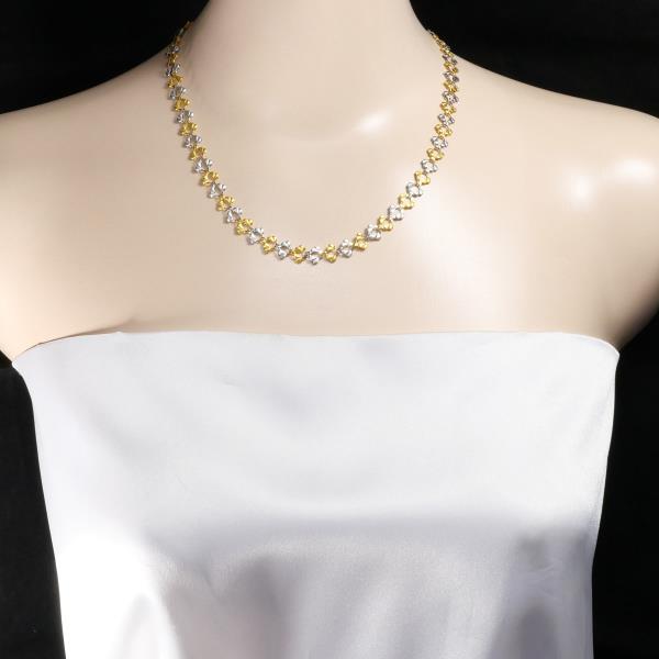 PT999 K24YG Platinum Yellow Gold Necklace in Great Condition