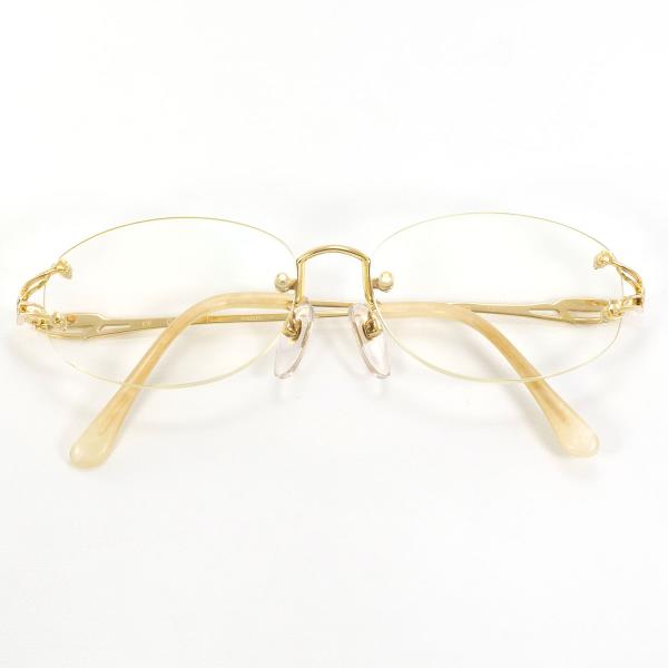 Celine K18 Yellow Gold Glasses in Good Condition