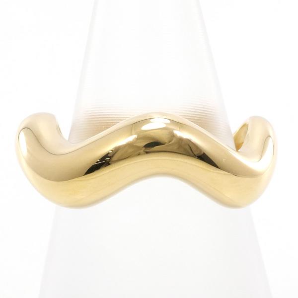 K18 Yellow Gold Ring 12 in Pristine Condition