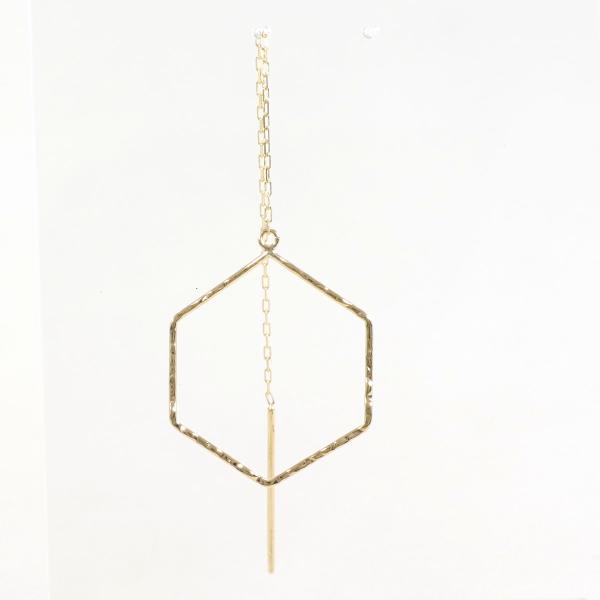 K10 Yellow Gold Earring (Single) in Pristine Condition