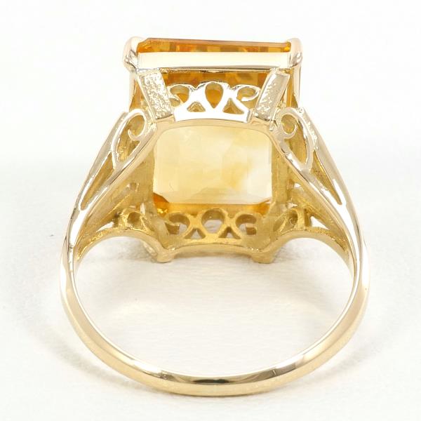 K18 Yellow Gold Citrine Ring