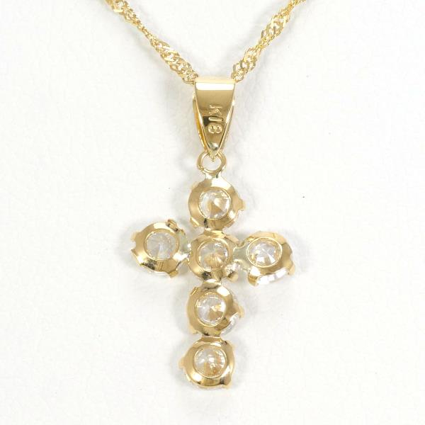 K18 Yellow Gold Zirconia Necklace