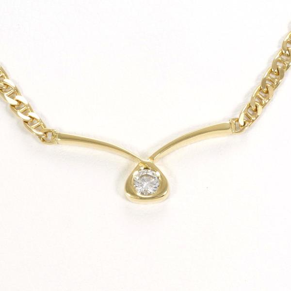 K18 Yellow Gold Diamond Necklace