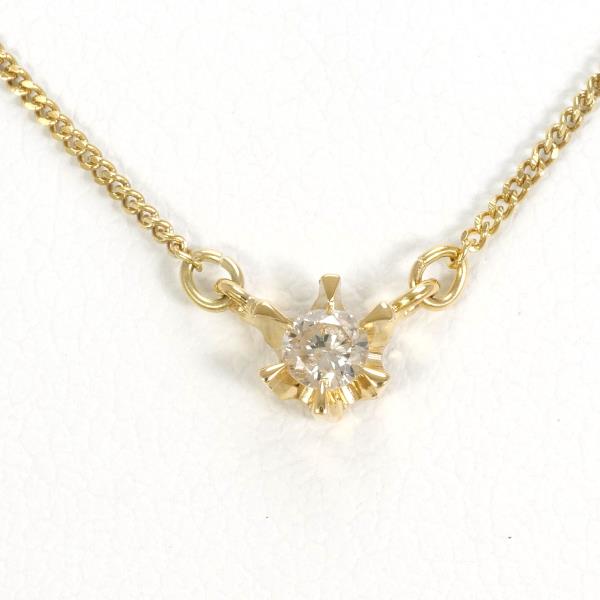 K18 Yellow Gold Brown Diamond Necklace in Excellent Condition