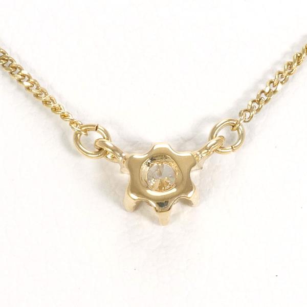 K18 Yellow Gold Brown Diamond Necklace in Excellent Condition