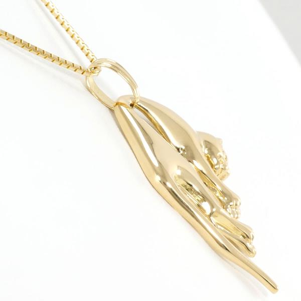 K18 Yellow Gold Necklace 18K YG in Excellent Condition