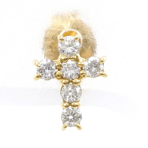 K18 Yellow Gold Diamond Earring