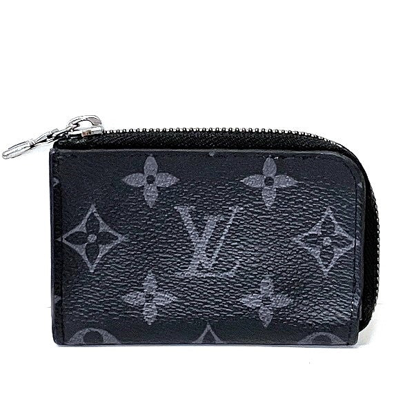 Louis Vuitton Monogram Eclipse Coin Case M63536