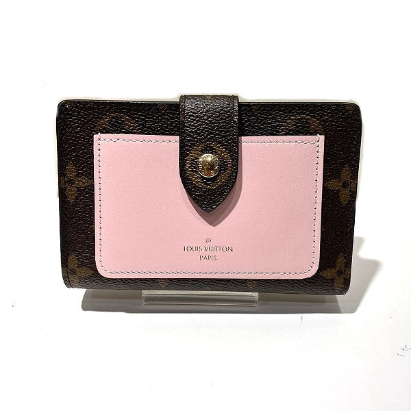 Louis Vuitton Monogram Portefeuille Juliette Rose Ballerine Wallet M80973 in Great Condition