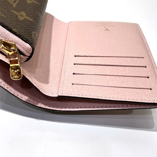 Louis Vuitton Monogram Portefeuille Juliette Rose Ballerine Wallet M80973 in Great Condition