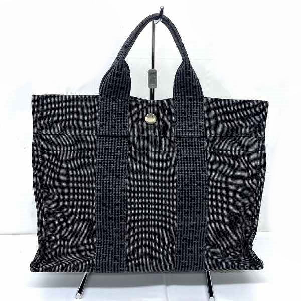 Hermes Canvas Herline PM Tote Bag in Good Condition