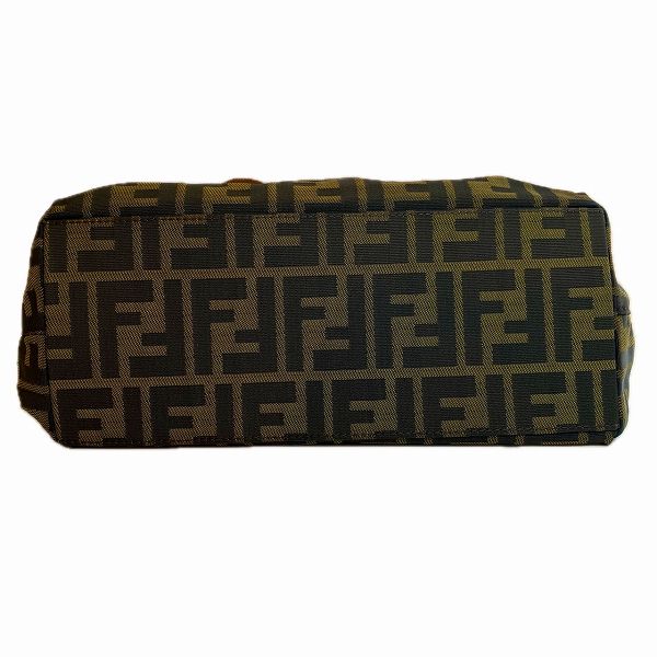 Fendi Nylon Leather Zucca Handbag