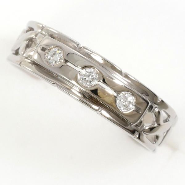 K18 White Gold Diamond Ring