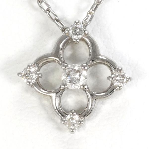 K10 White Gold Diamond Necklace