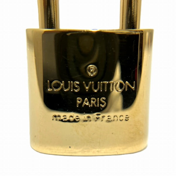 Louis Vuitton Brass Padlock Keychain 303